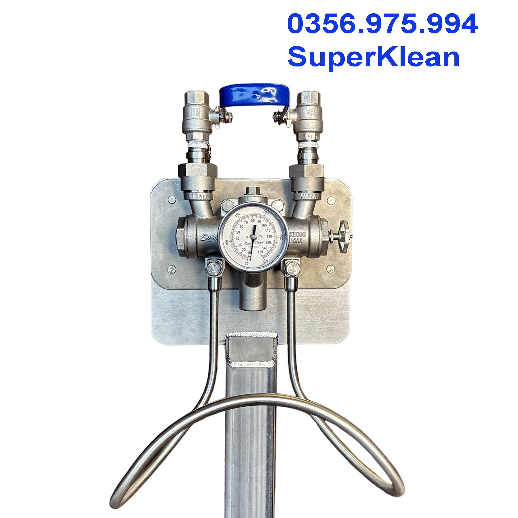 Bộ Van Trộn Nước VÀ hơi nóng Thép không gỉ - Superklean BỘ VAN TRỘN NƯỚC VÀ HƠI NƯỚC bộ trộn hơi nước và nước lạnh bằng đồng